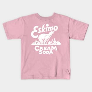 Vintage Soda Pop Bottlecap - Eskimo Cream Soda Kids T-Shirt
